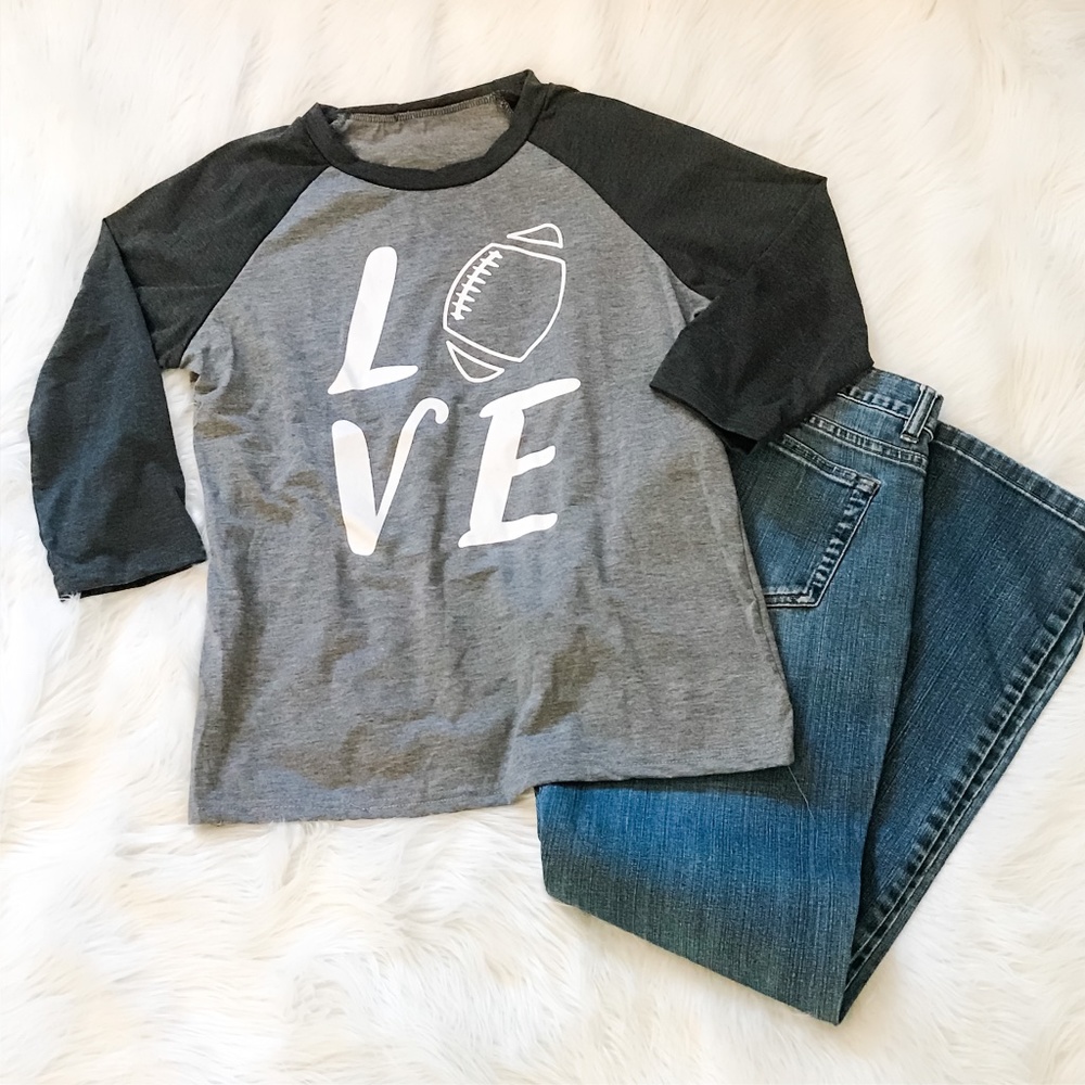 CLEARANCE Women's Football 3/4 Sleeve Shirt